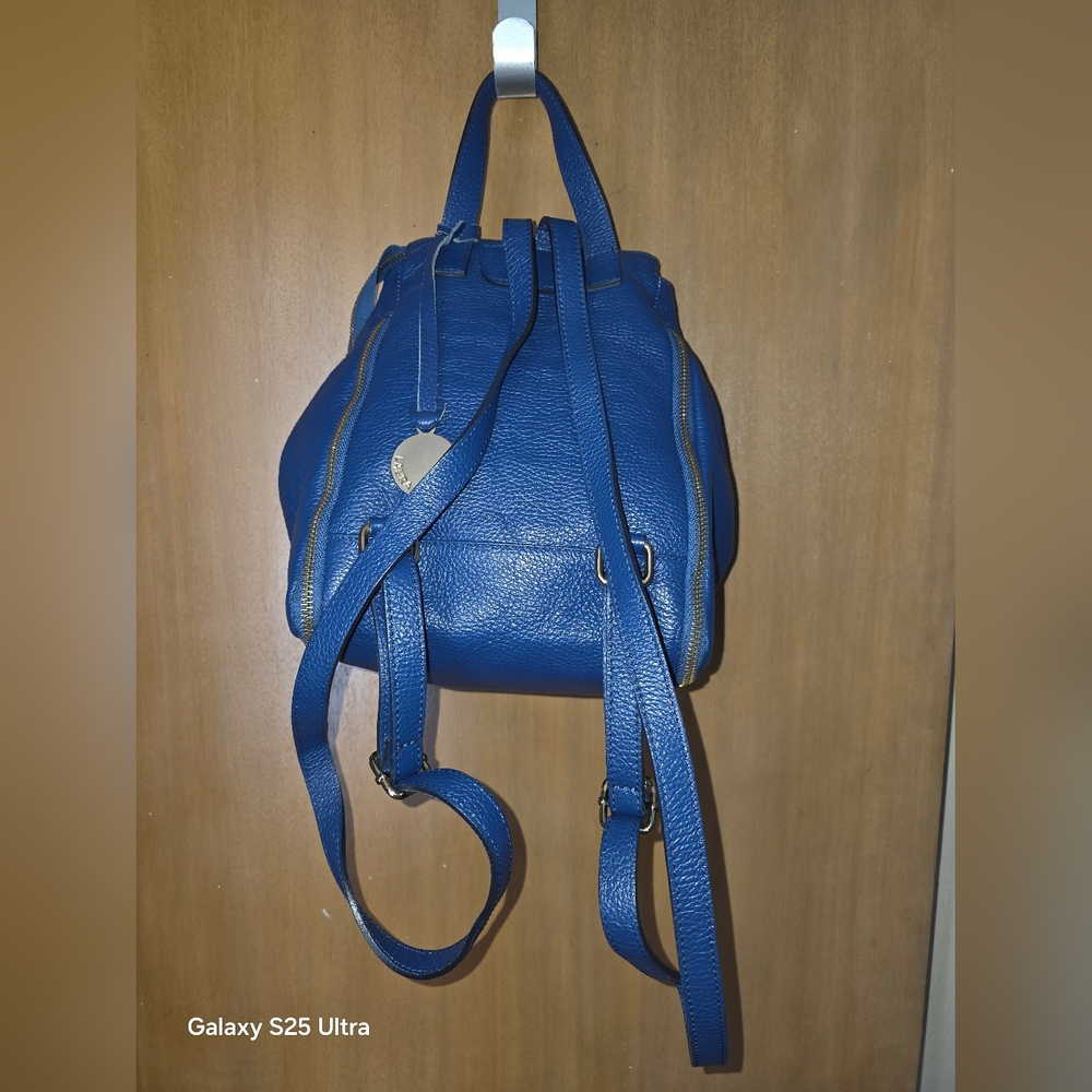 Italian Blue Mini Backpack - Picture 2 of 7